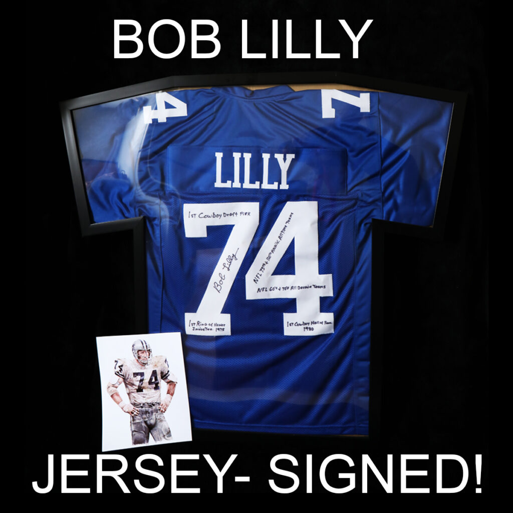 Signed Dallas Cowboys Bob Lilly Jersey – All Things Wild